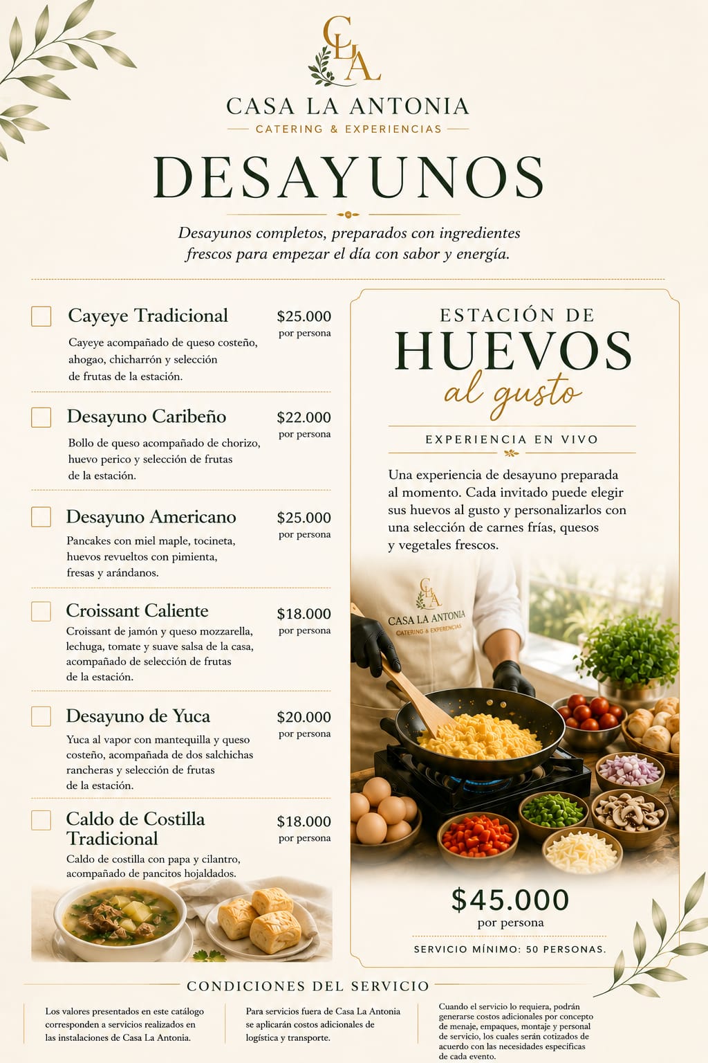 Menú Corporativo